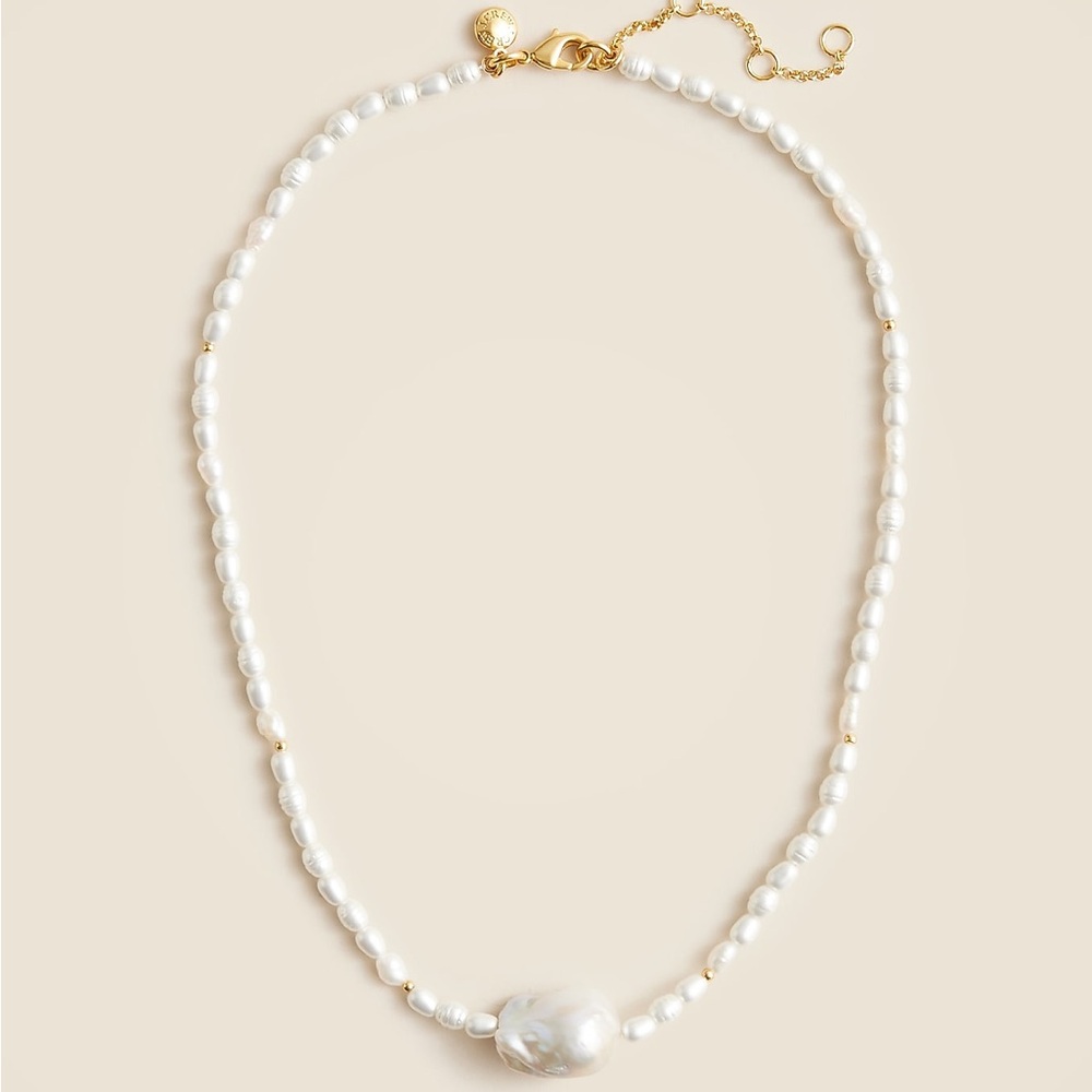 J.Crew Baroque Pearl Necklace